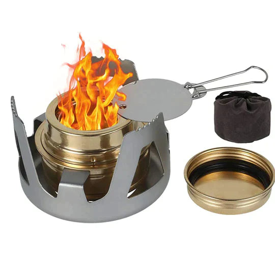 CleanCook gasfrit stormkøkken til camping. Robust og bærbart spritkøkken til udendørs madlavning.