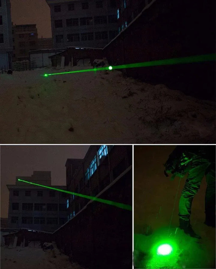 Militærgrøn Laserpeger til Jagt og Nødsituationer
