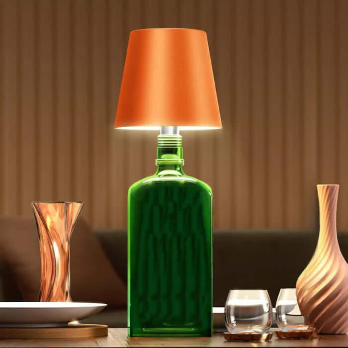 Dæmpbar LED bordlampe med touch og 3 lysfarver