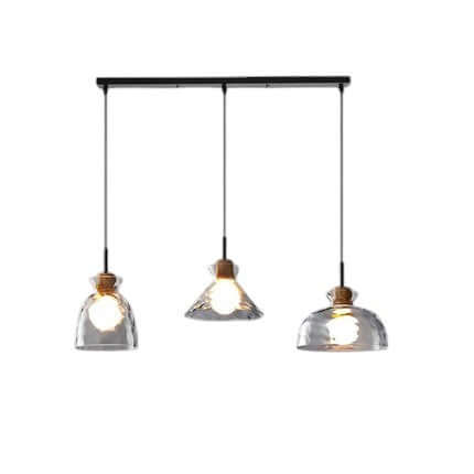 Moderne Glas Lysekrone med 1/3 Hoveder