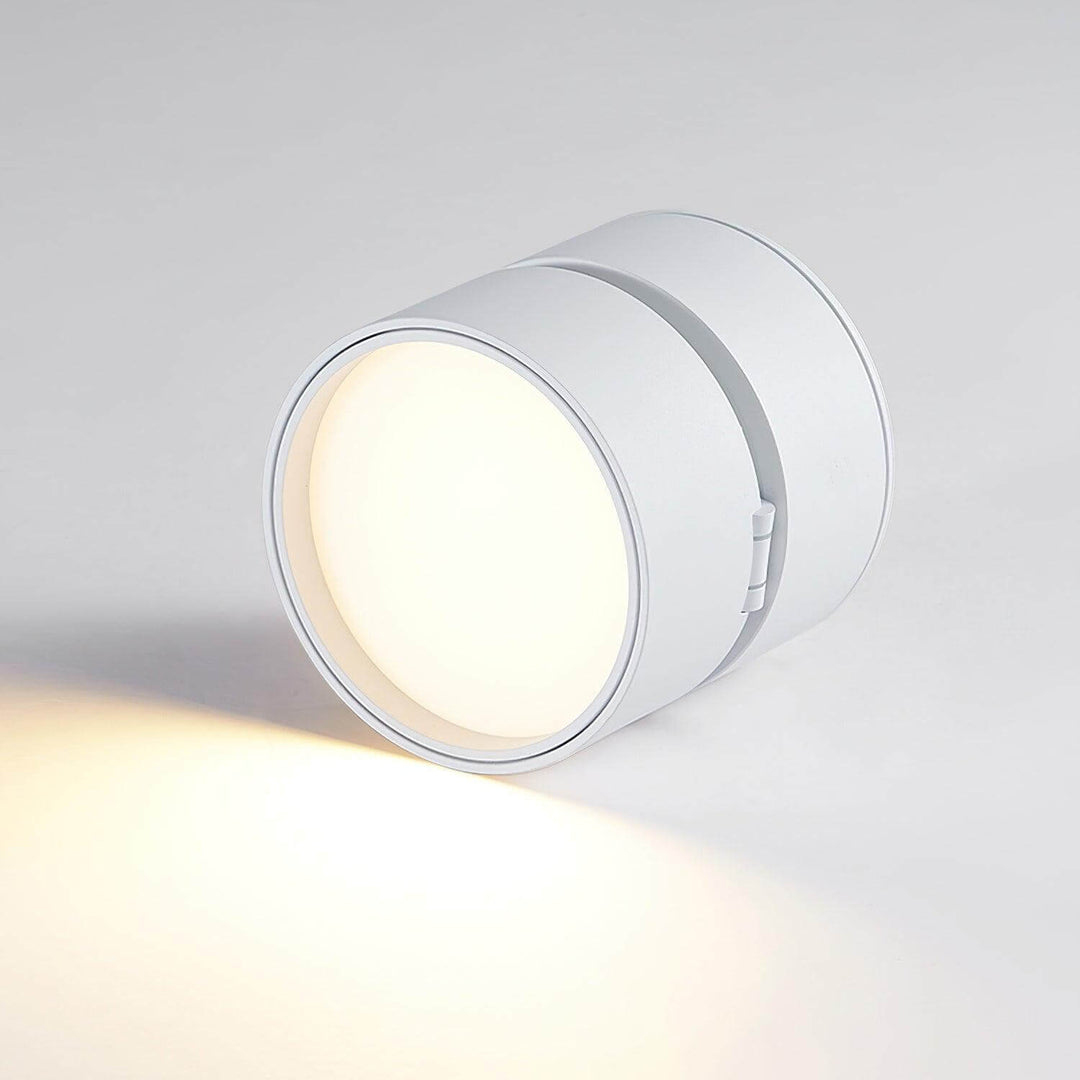 Justerbar loftlampe i aluminium, 10 cm