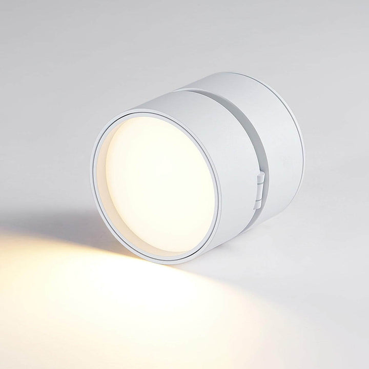 Justerbar loftlampe i aluminium, 10 cm
