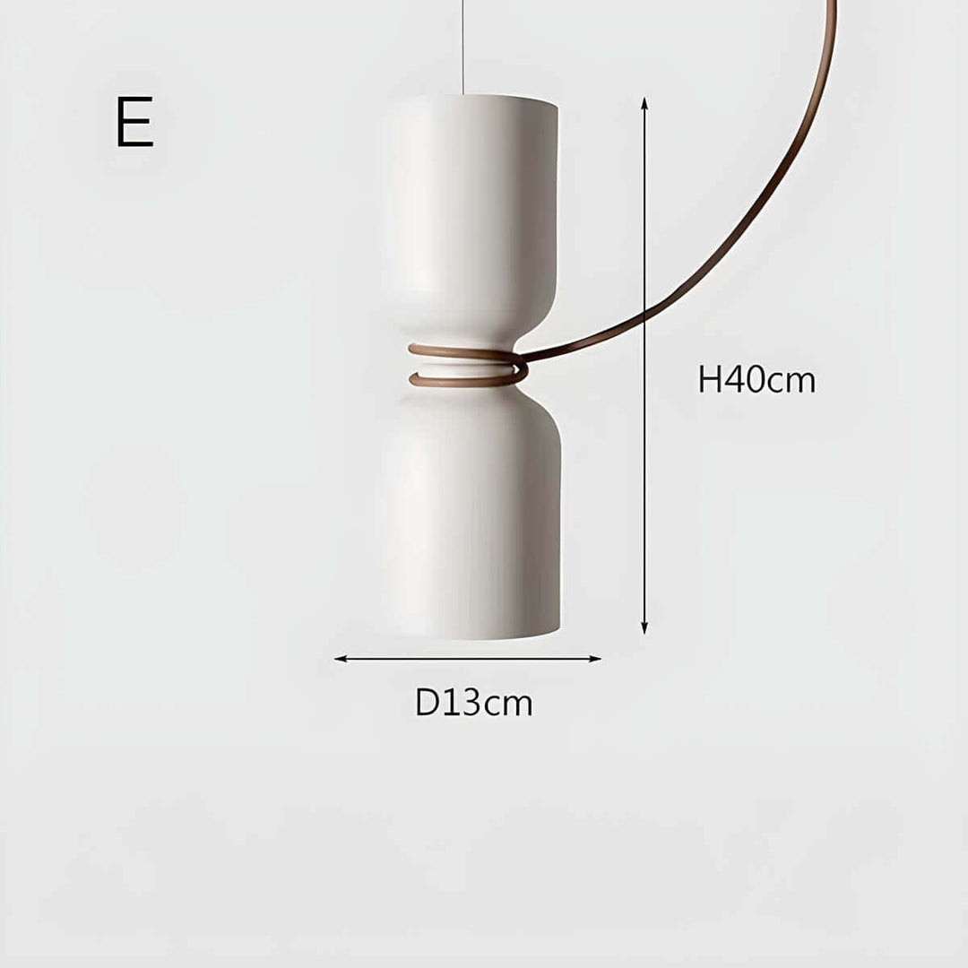 Geometrisk LED Pendellampe i Moderne Design