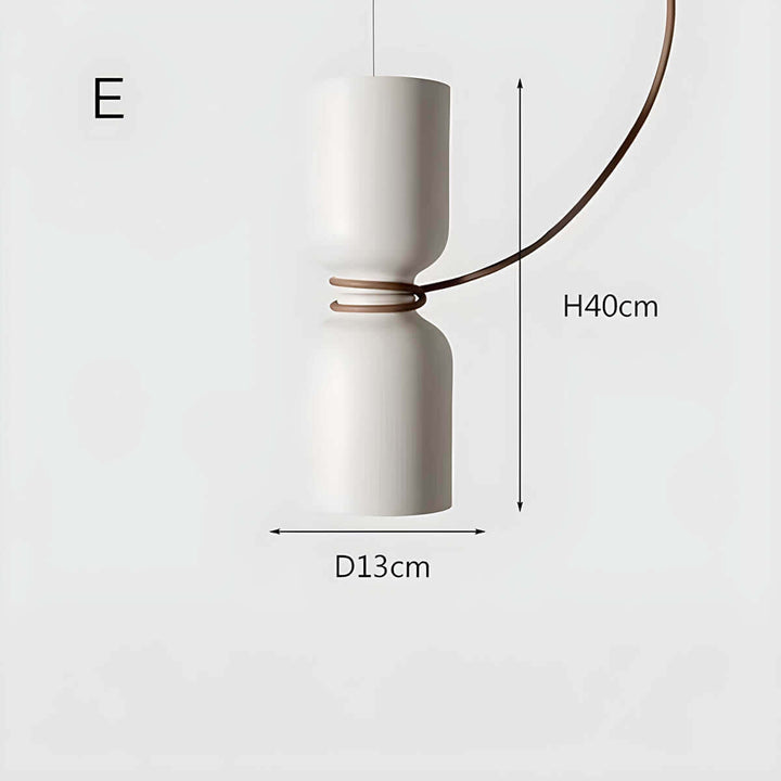Geometrisk LED Pendellampe i Moderne Design