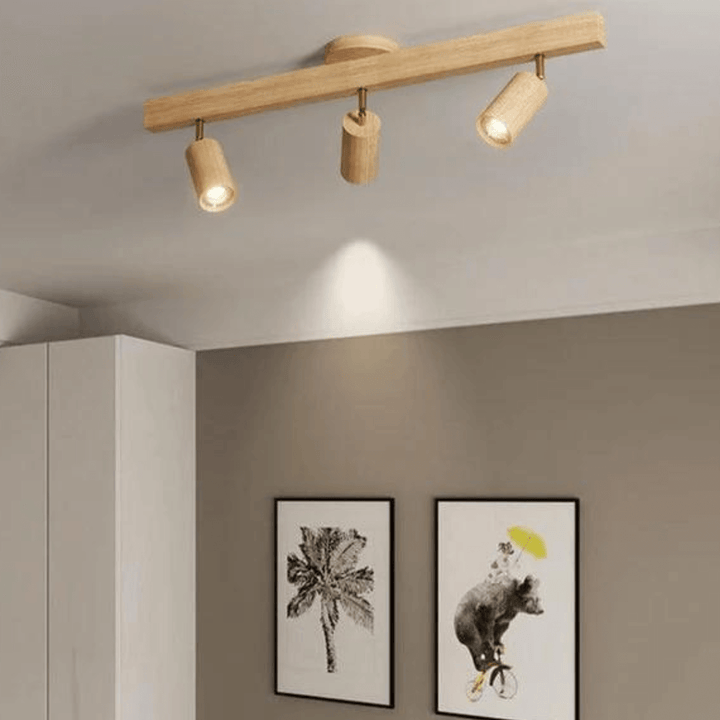 Justerbar loftspot i træ EcoLux