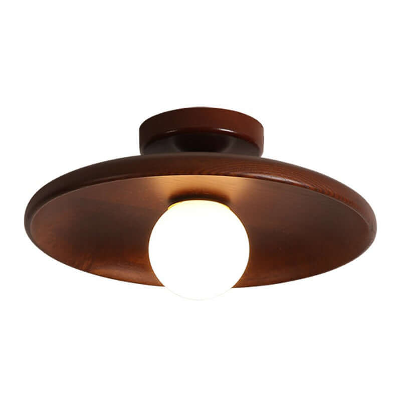 Moderne flad skål-loftlampe til hjemmet