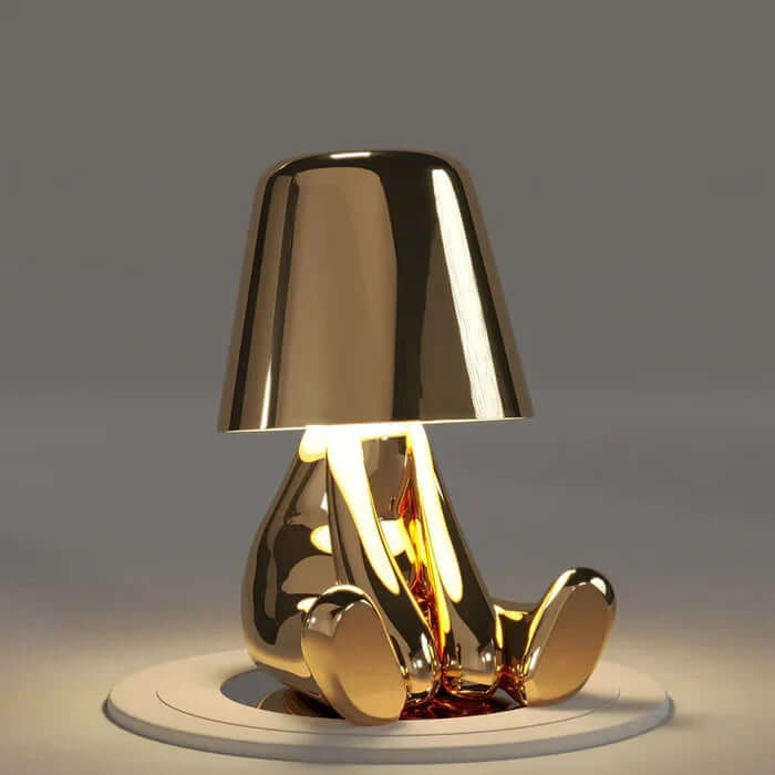 Minimalistisk LED bordlampe med varmhvidt lys