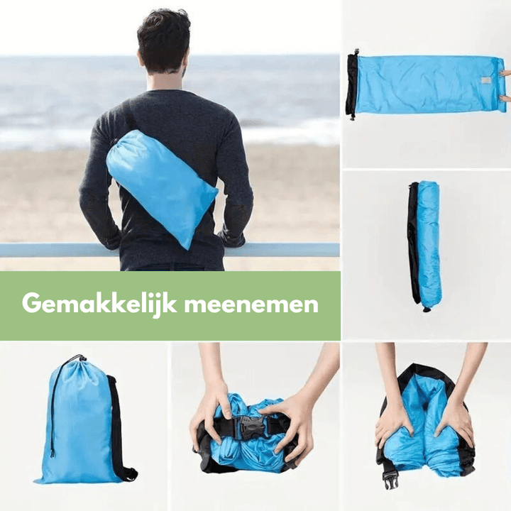 Oppustelig Loungestol, Luftsofa til Udendørs & Indendørs Brug
