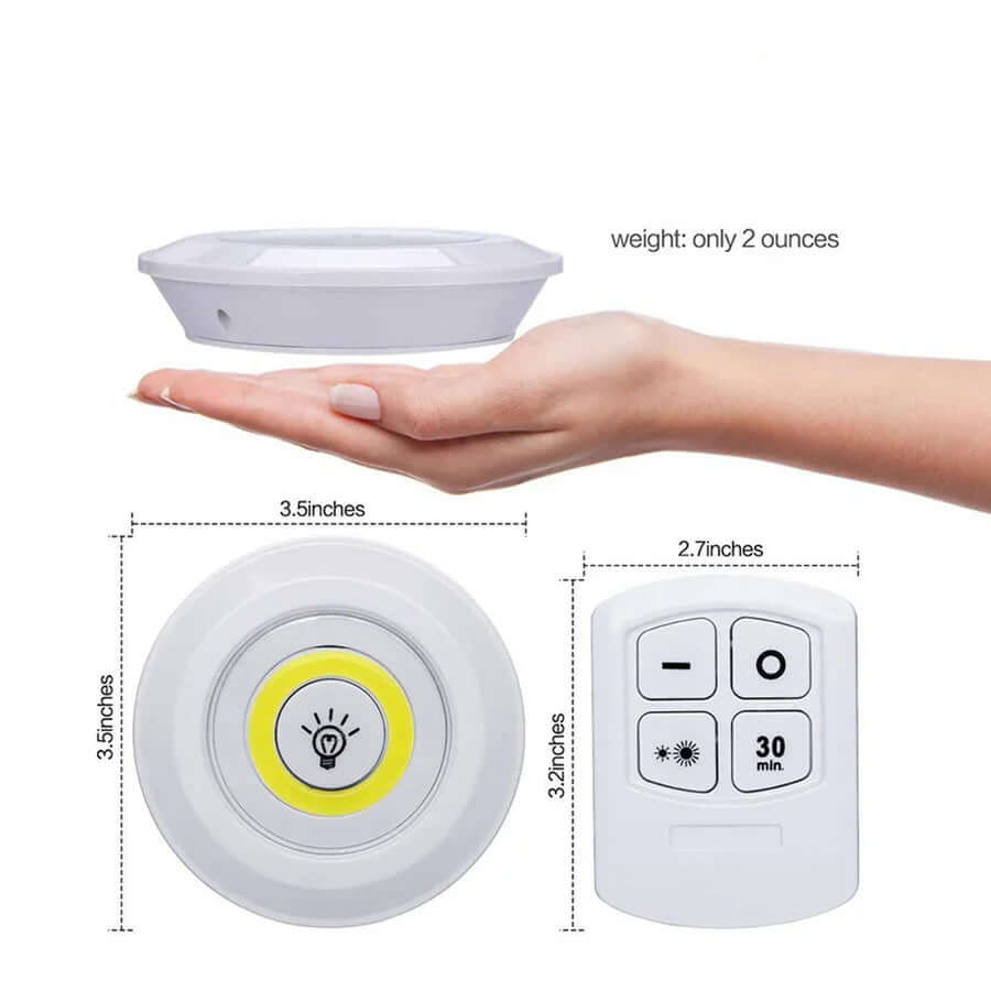 Smarte LED-belysning med Timer & Fjernbetjening