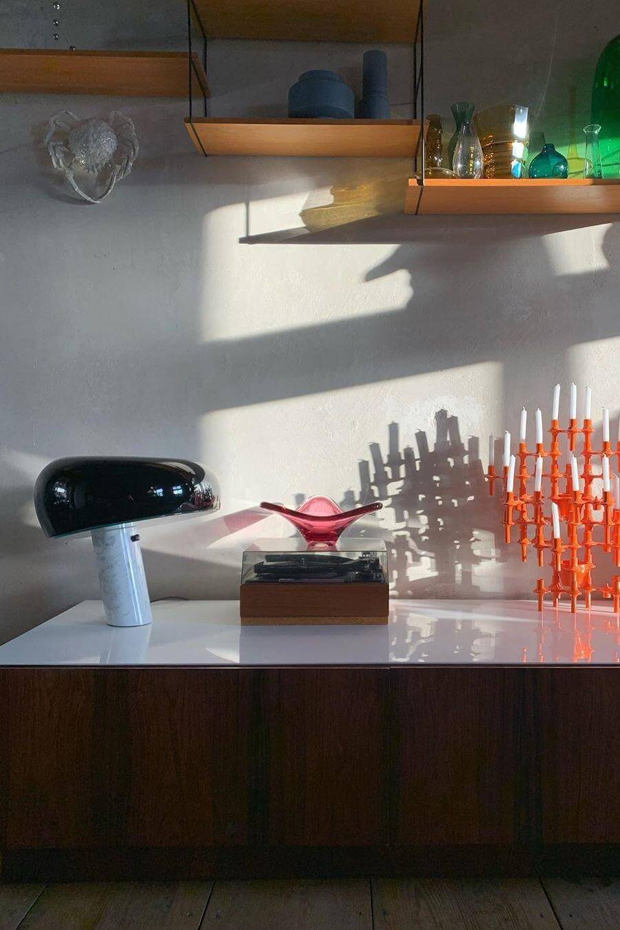 Designer Bordlampe i Marmor
