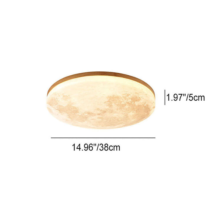 Måneformet LED Loftlampe - Moderne Design