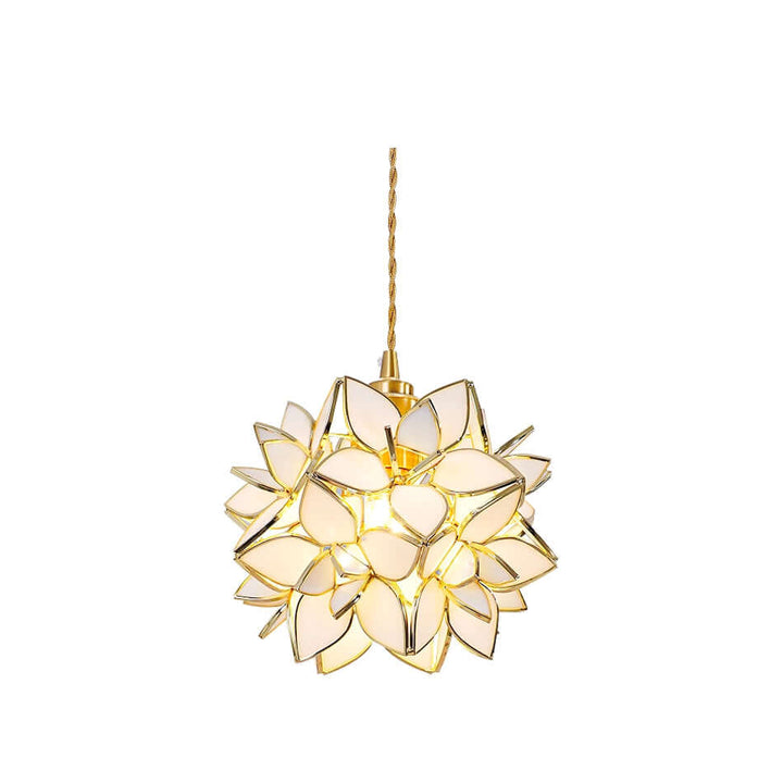 Håndlavet Kapiz Skal Loftslampe