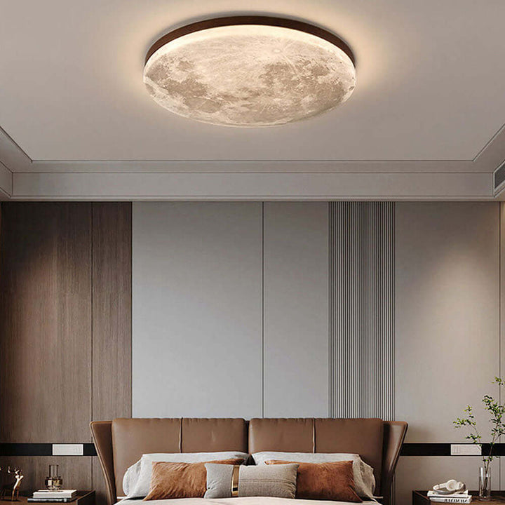 Måneformet LED Loftlampe - Moderne Design