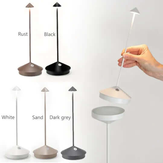 Dæmpbar LED bordlampe, vandtæt