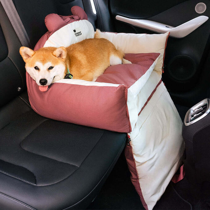 Sikker Autostol til Hunde med Beskyttelsespuder