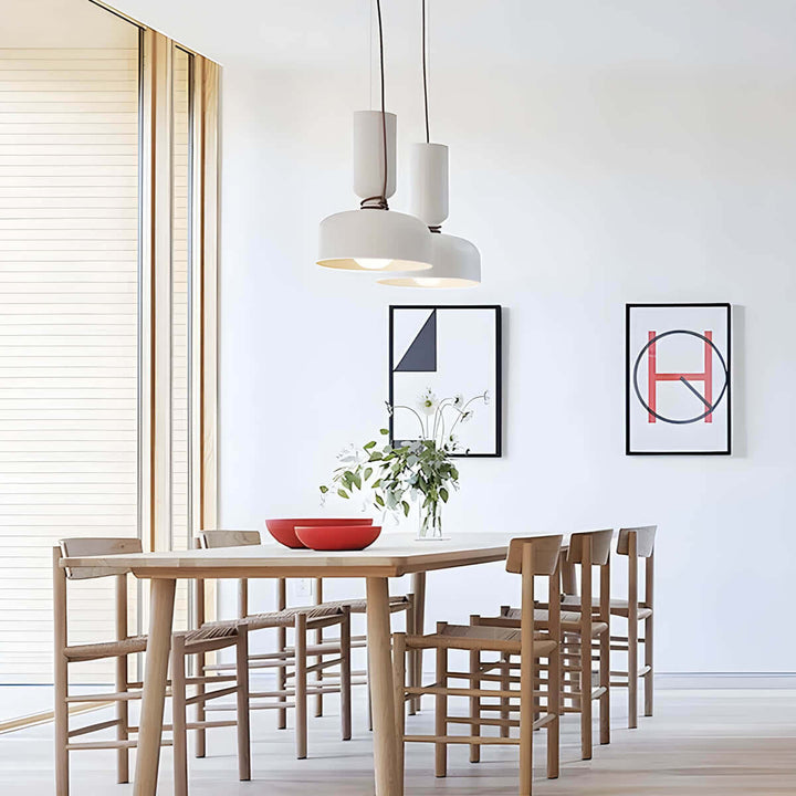 Geometrisk LED Pendellampe i Moderne Design