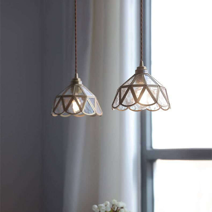 Elegant Pendel lampe i Glas til Hjemmet