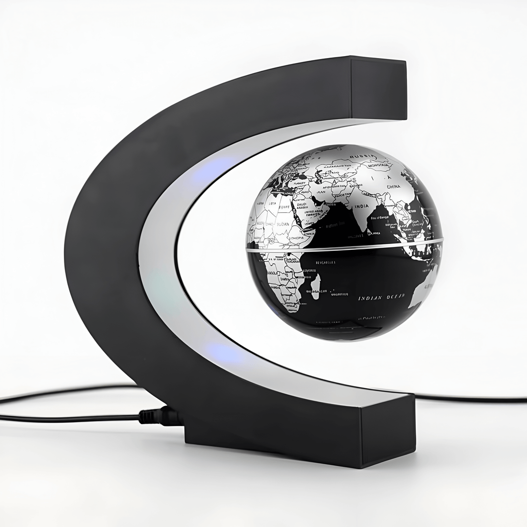 Svævende Globus med LED-lys