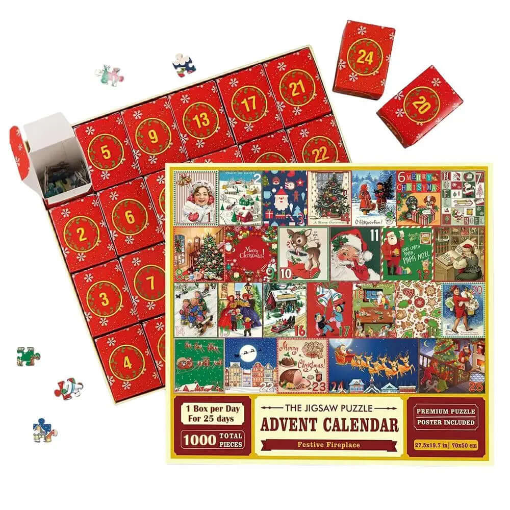 Julepuslespil Adventskalender