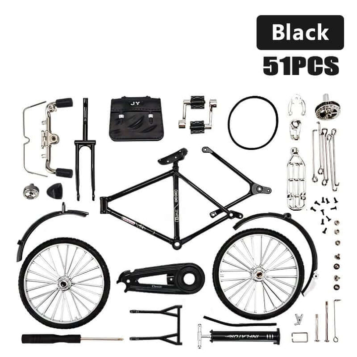 DIY Retro Cykelmodel Sæt - Nostalgisk Dekorationsgenstand