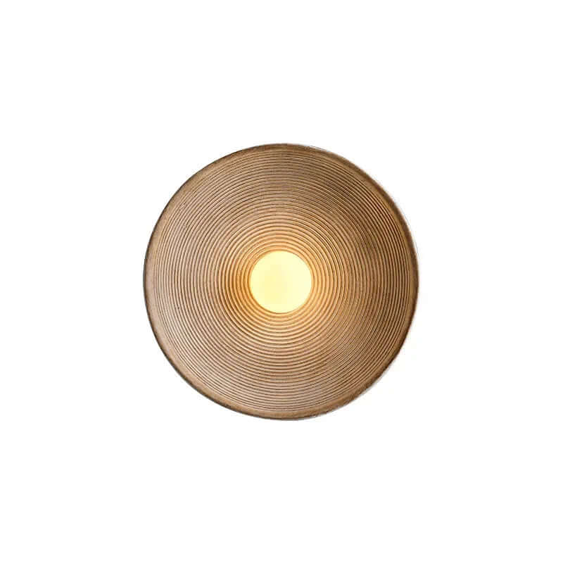 Japanesisk væglampe i harpiks, 27 cm