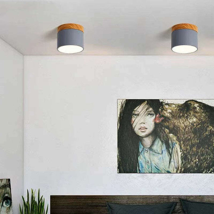 Moderne LED Loftslys i Morandi Stil