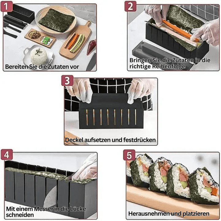 Sushi Maker Sæt - Perfekte Risruller & Former