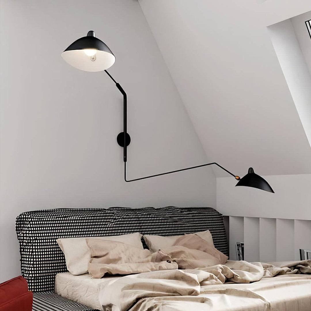 Designer væglampe - Moderne metalbelysning