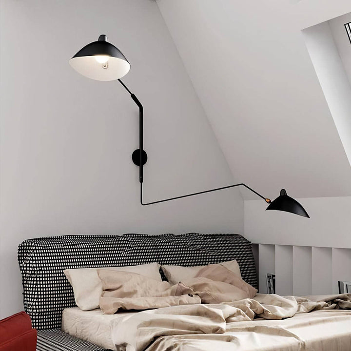 Designer væglampe - Moderne metalbelysning
