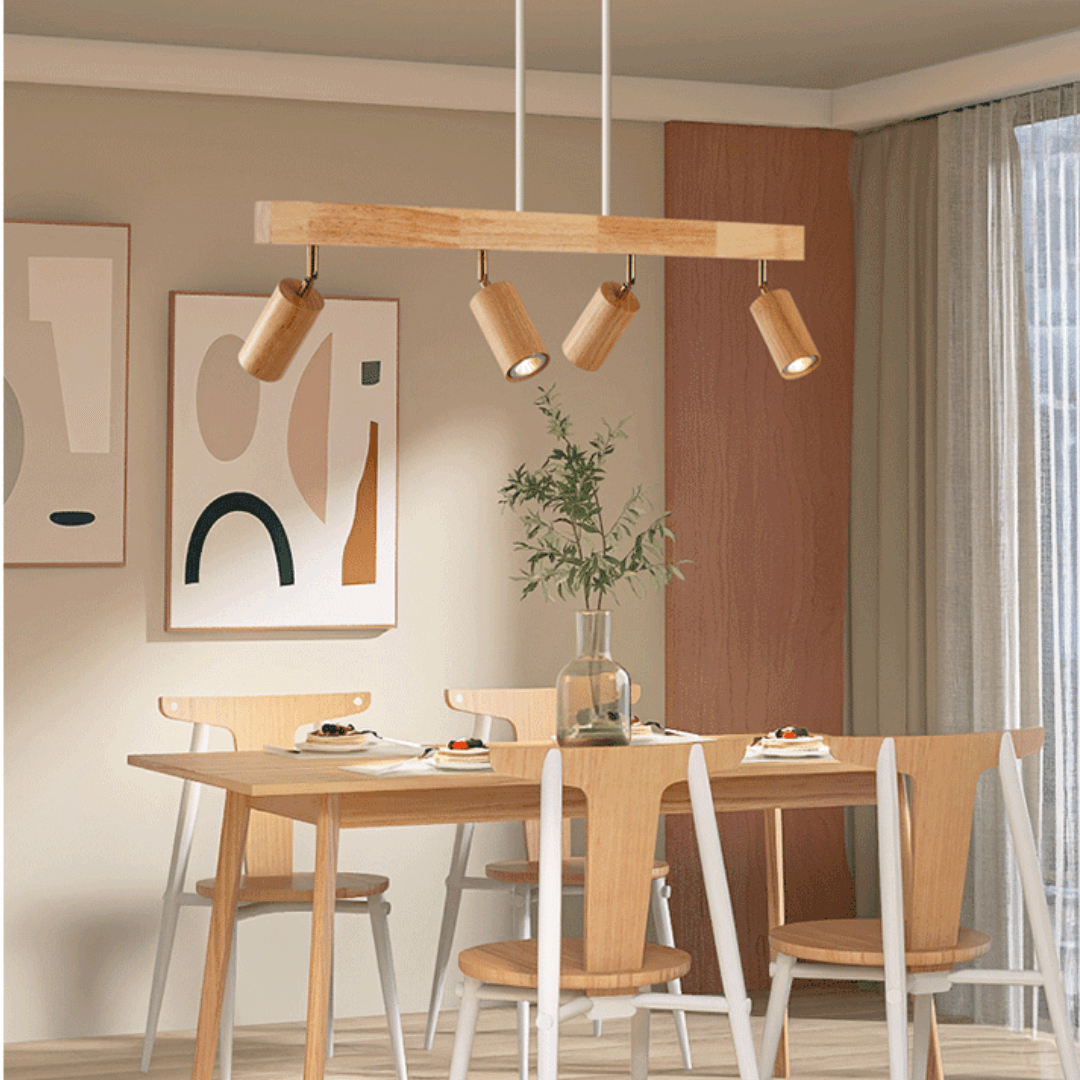 Justerbar loftspot i træ EcoLux
