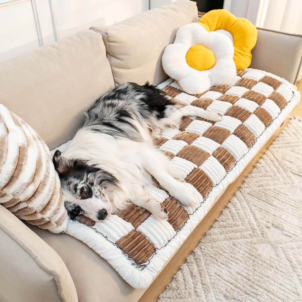Hundesofa Tæppe - Luksuriøs Chenille Møbelbeskyttelse