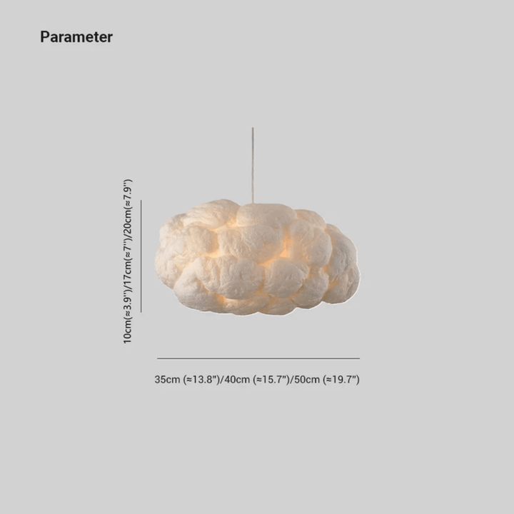 Hvid Sky LED Pendellampe til Børneværelset