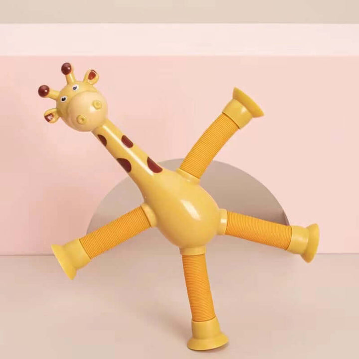 Fleksibelt Giraflegetøj med Sugekop til Børn