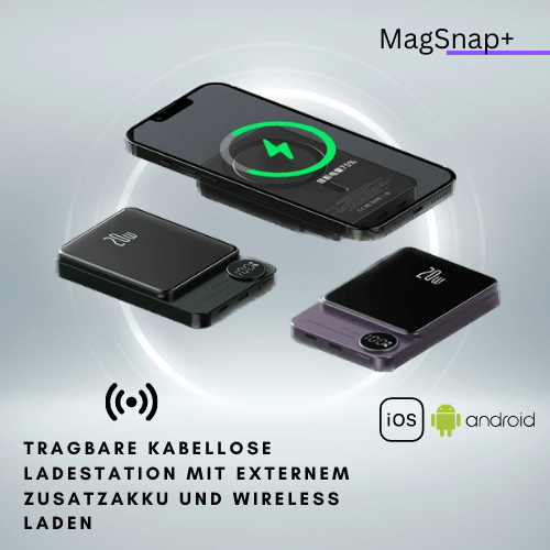 Magnetisk Powerbank 5000/10000mAh