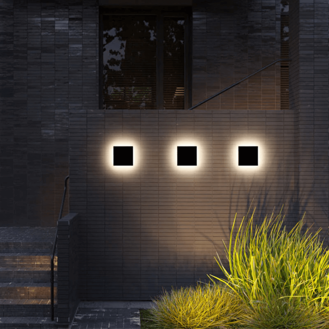 Minimalistisk LED udendørsvæglampe