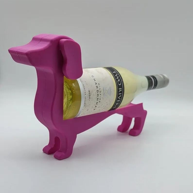 Farveudvalg for gravhund vinflaskeholder