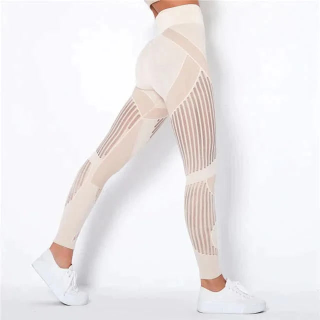Dame anti-cellulite kompressionsleggings i sort, udglattende og støttende til træning og hverdag.