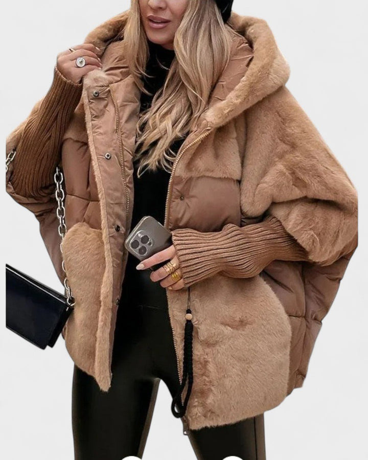 Elegant dame dunjakke til vinter, letvægts & varm. Ideel kvindejakke til hverdagsbrug & vintermode.