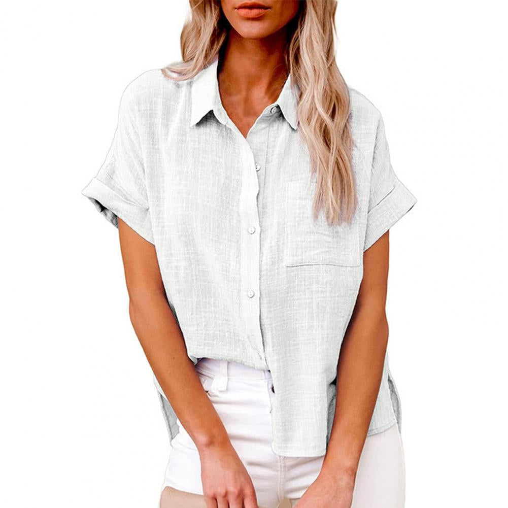 Stilfuld dame sommerbluse i løs og afslappet stil. En elegant dametop perfekt til varme sommerdage.