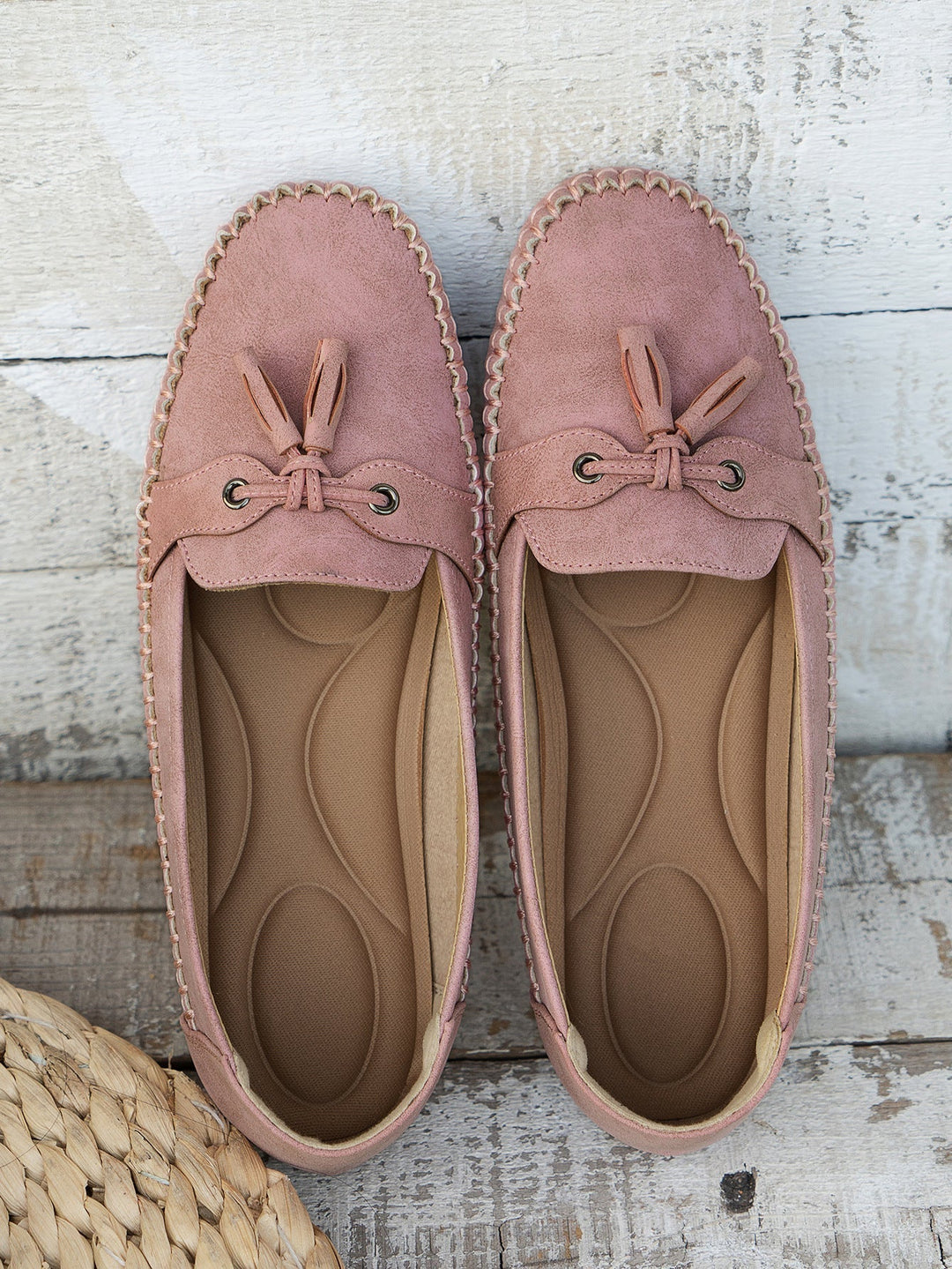 Komfortable og stilfulde ortopædiske loafers i beige, et must-have for sunde fødder.