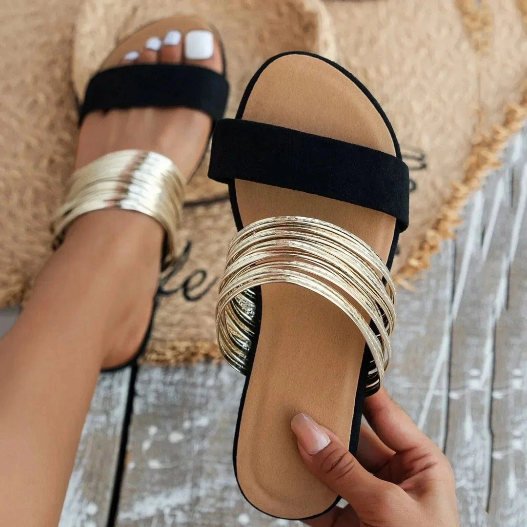 Dame ortopædiske sandaler i elegant design, perfekt til sommer og hverdag med ultimativ komfort.