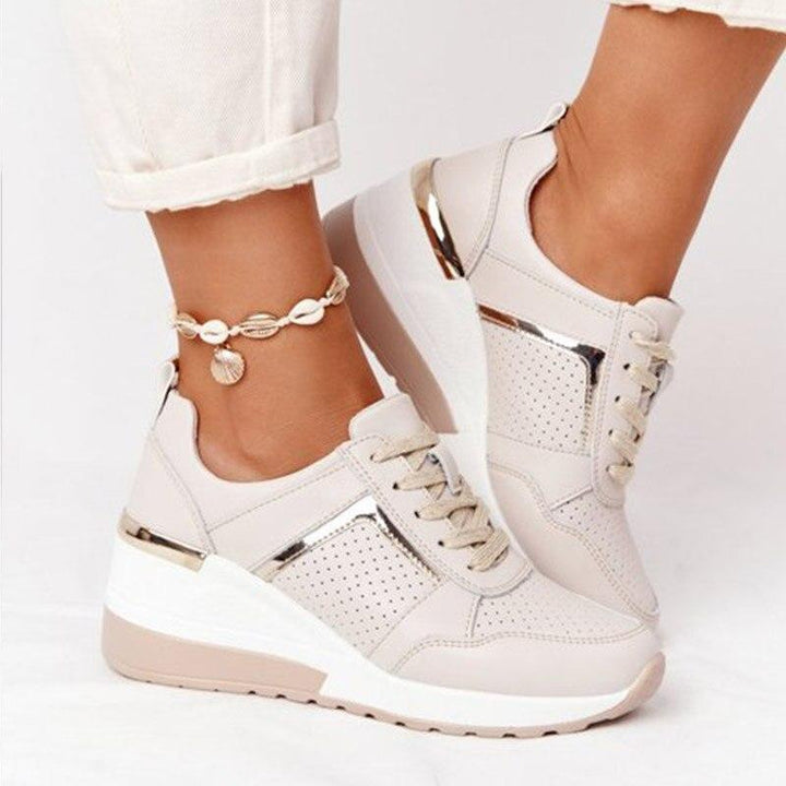 Dame sneakers med blød dæmpning for optimal komfort og stilfuld hverdagsstøtte.