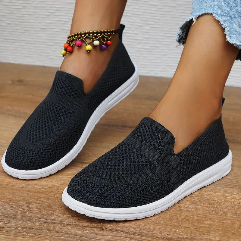 Åndbare mesh sneakers til kvinder, perfekte til daglig komfort og en sporty stil.