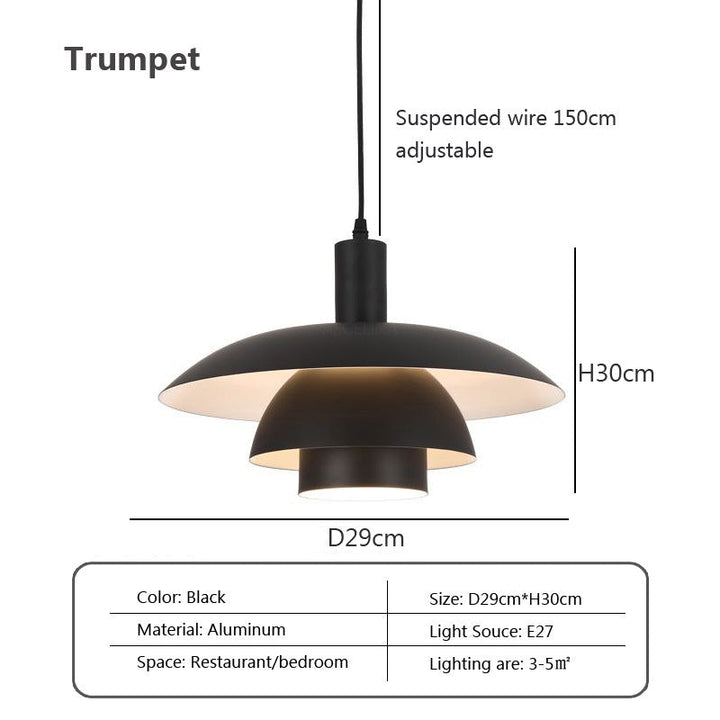Dansk design pendellampe af metal og glas i skandinavisk stil, elegant og alsidig til moderne indretning.