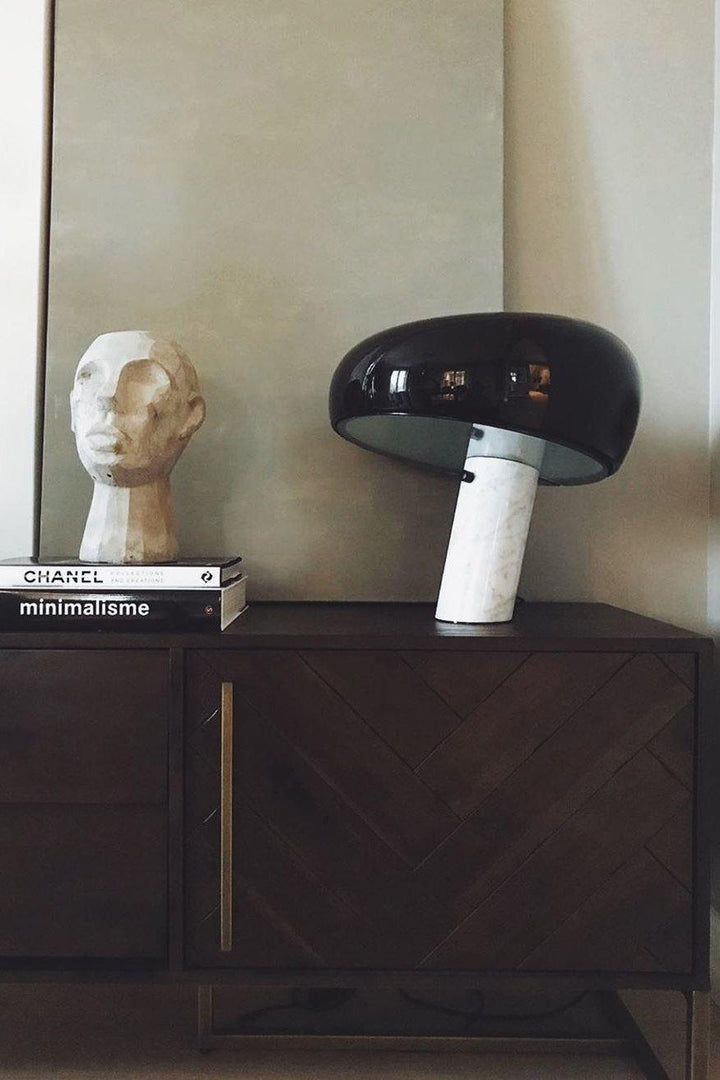 Designer Bordlampe i Marmor