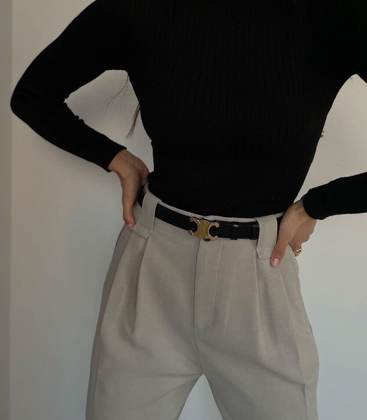 Vegan bælte i vintage look til kvinder