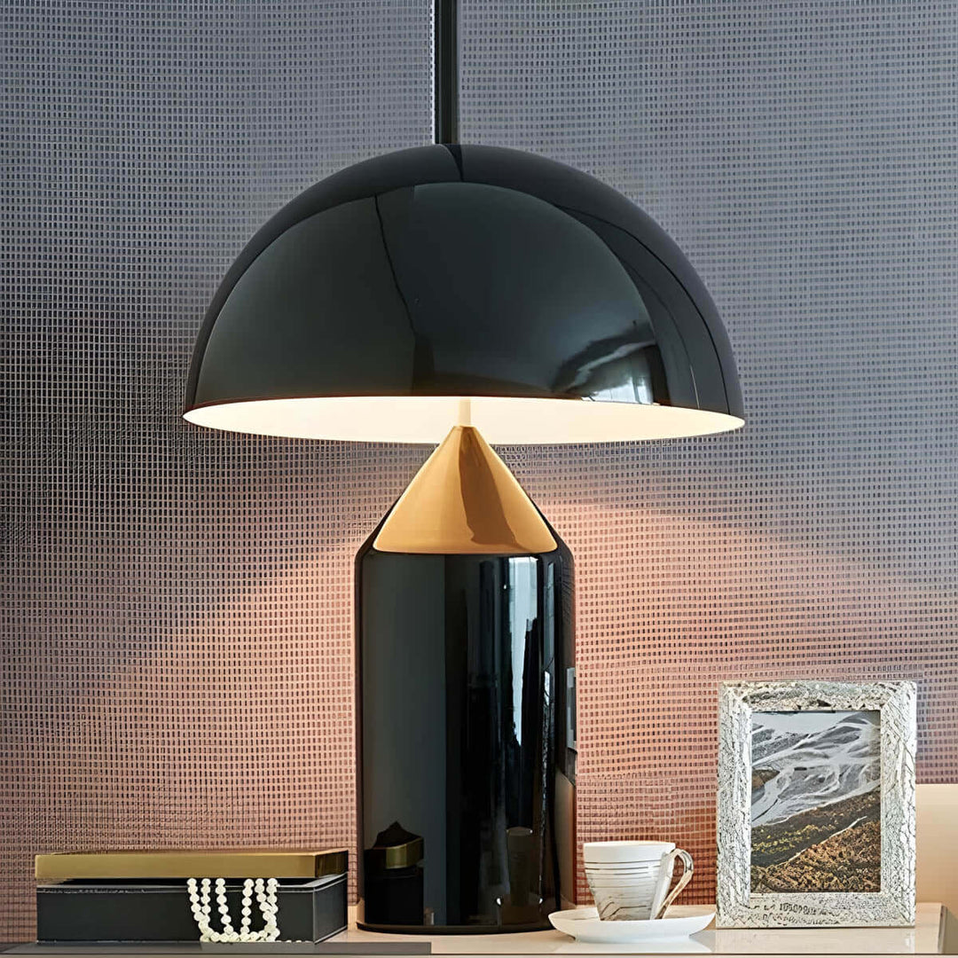 Vintage bordlampe med moderne flair