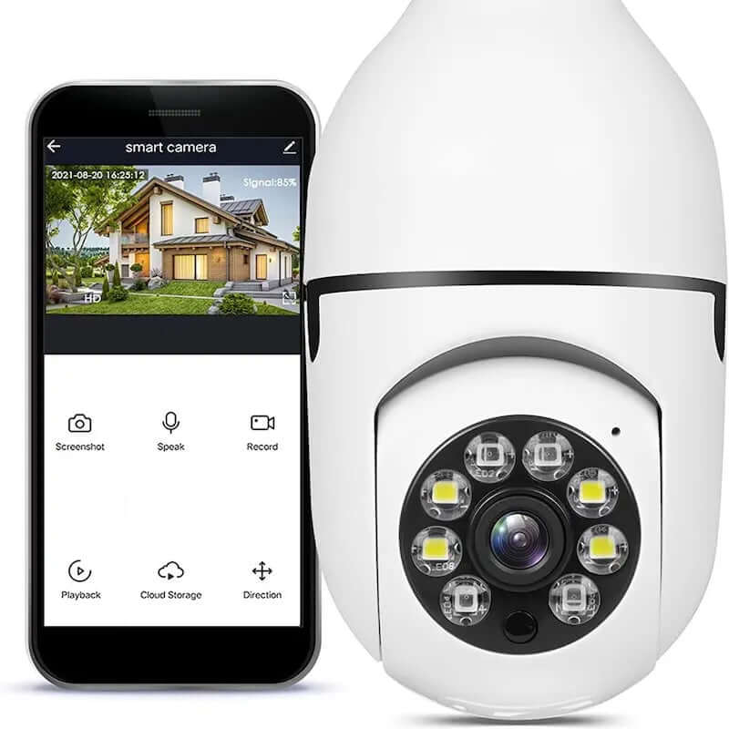 Smart sikkerhedskamera med 2MP, lys og 5G dual-frekvens