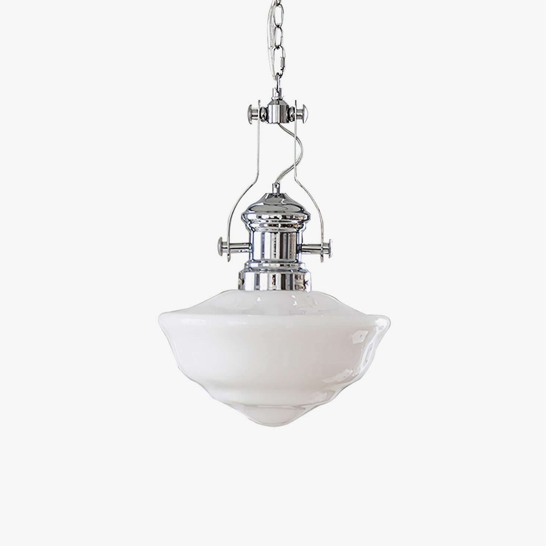 Elegant Pendel Lys i Glas & Metal
