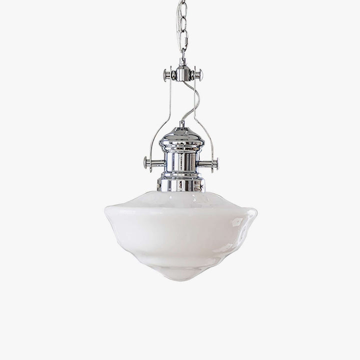 Elegant Pendel Lys i Glas & Metal